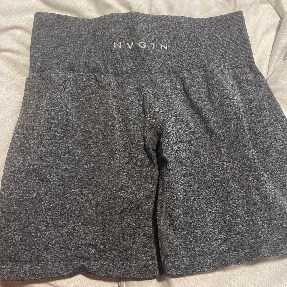 Black Speckled NVGTN pro shorts
